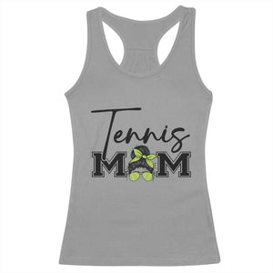 Funny Tennis Player Gift For Tennis Mom Racerback Tank Top TS12 Sport Gray Print Your Wear