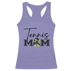 Funny Tennis Player Gift For Tennis Mom Racerback Tank Top TS12 Violet Print Your Wear