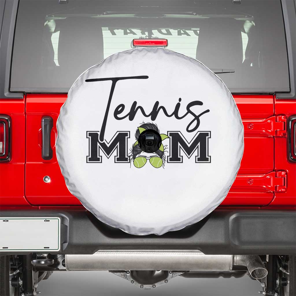 Funny Tennis Player Gift For Tennis Mom Spare Tire Cover TS12 White Print Your Wear