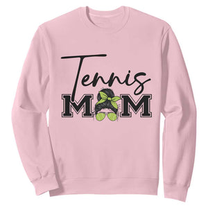 Funny Tennis Player Gift For Tennis Mom Sweatshirt TS12 Light Pink Print Your Wear