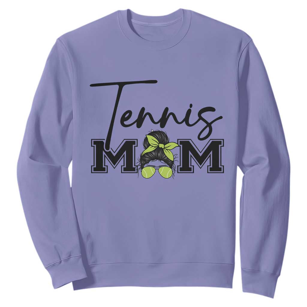 Funny Tennis Player Gift For Tennis Mom Sweatshirt TS12 Violet Print Your Wear