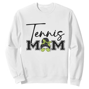 Funny Tennis Player Gift For Tennis Mom Sweatshirt TS12 White Print Your Wear