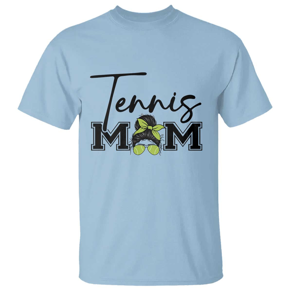 Funny Tennis Player Gift For Tennis Mom T Shirt TS12 Light Blue Print Your Wear