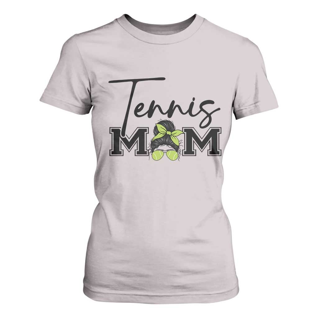 Funny Tennis Player Gift For Tennis Mom T Shirt For Women TS12 Ice Gray Print Your Wear