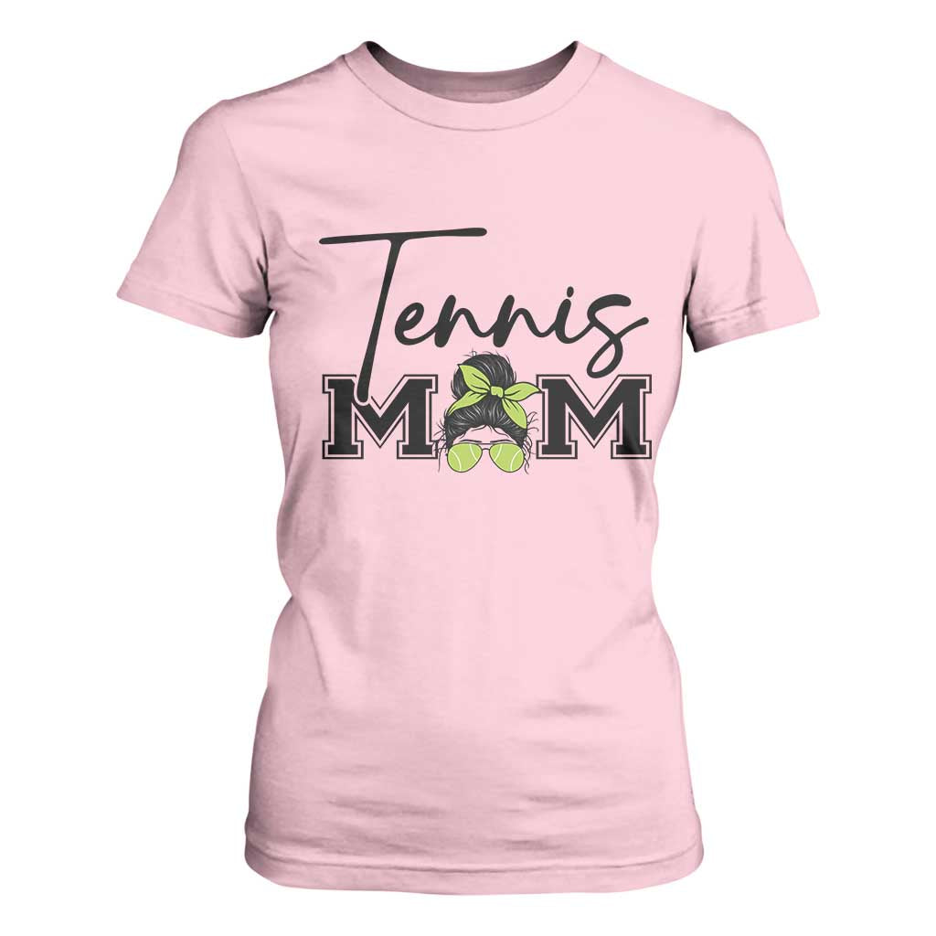 Funny Tennis Player Gift For Tennis Mom T Shirt For Women TS12 Light Pink Print Your Wear