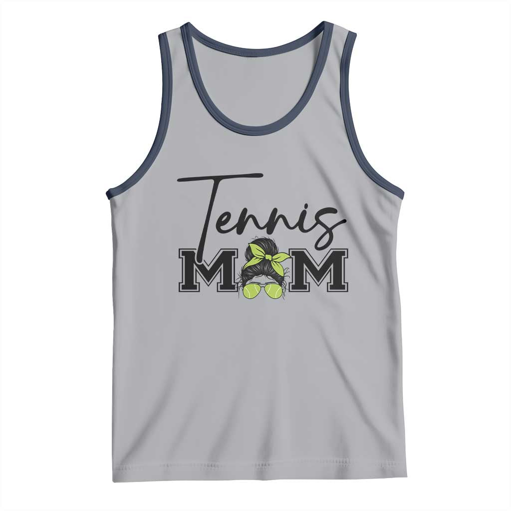 Funny Tennis Player Gift For Tennis Mom Tank Top TS12 Athletic Heather Navy Print Your Wear