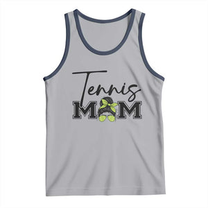 Funny Tennis Player Gift For Tennis Mom Tank Top TS12 Athletic Heather Navy Print Your Wear