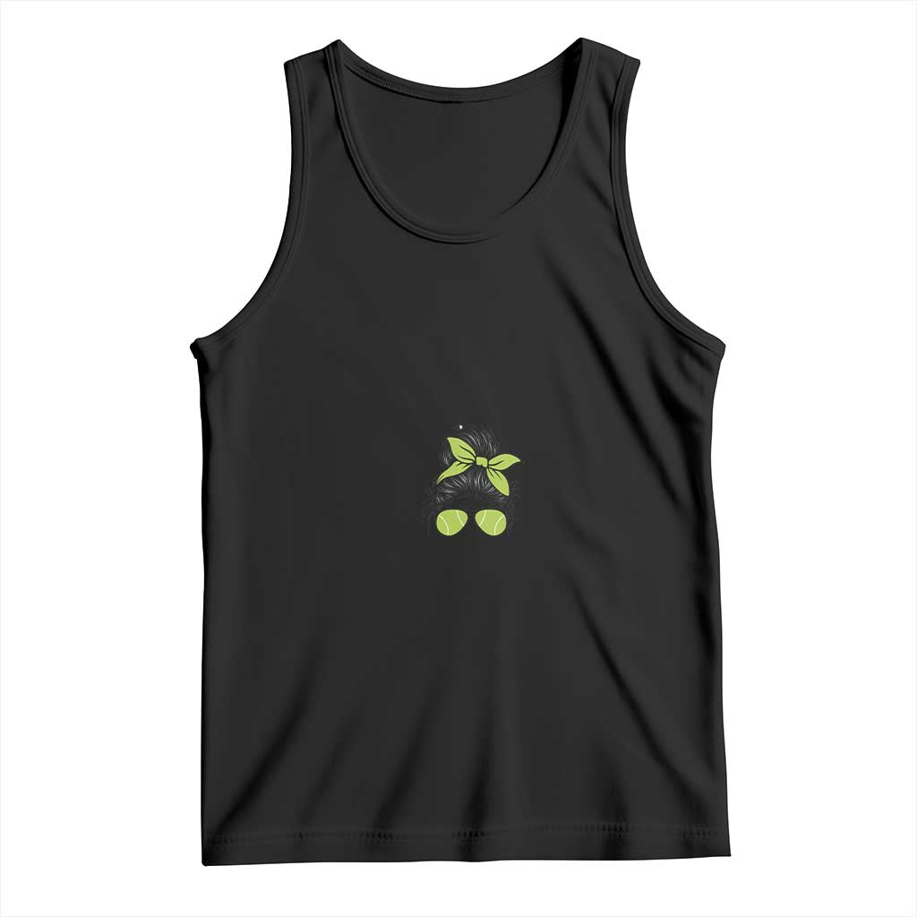 Funny Tennis Player Gift For Tennis Mom Tank Top TS12 Black Print Your Wear