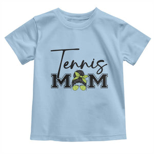 Funny Tennis Player Gift For Tennis Mom Toddler T Shirt TS12 Light Blue Print Your Wear