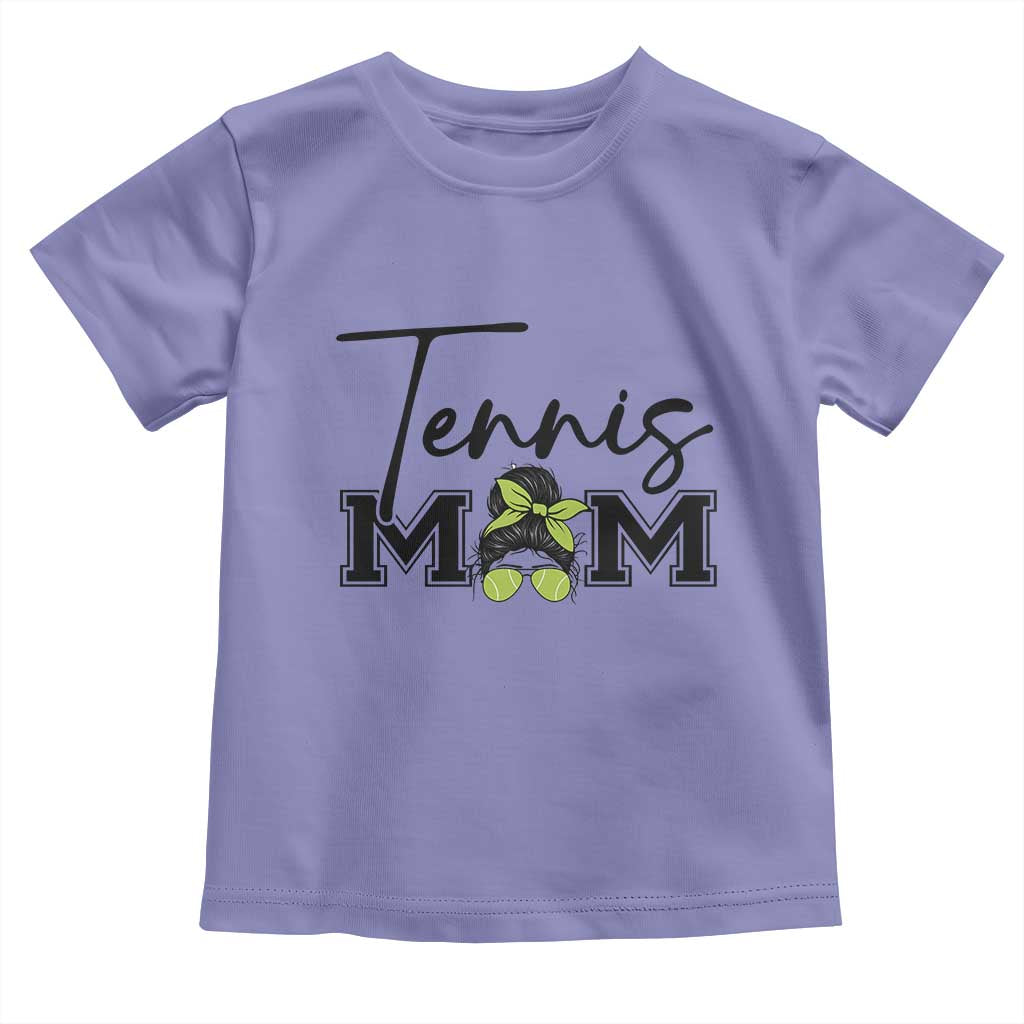 Funny Tennis Player Gift For Tennis Mom Toddler T Shirt TS12 Violet Print Your Wear