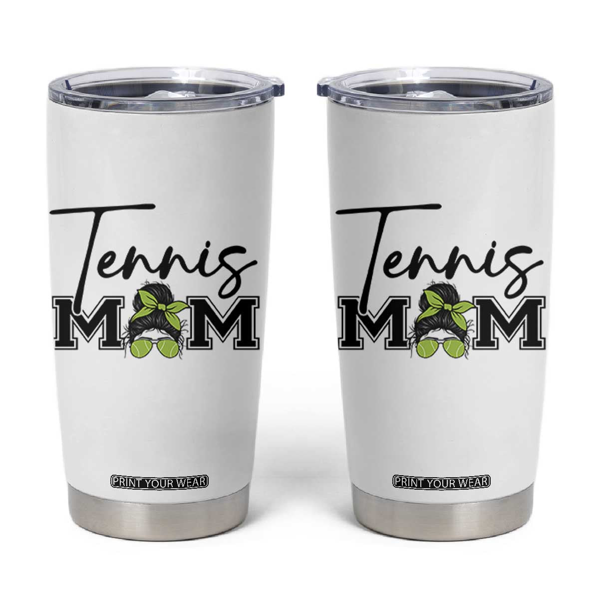 Funny Tennis Player Gift For Tennis Mom Tumbler Cup TS12 White Print Your Wear