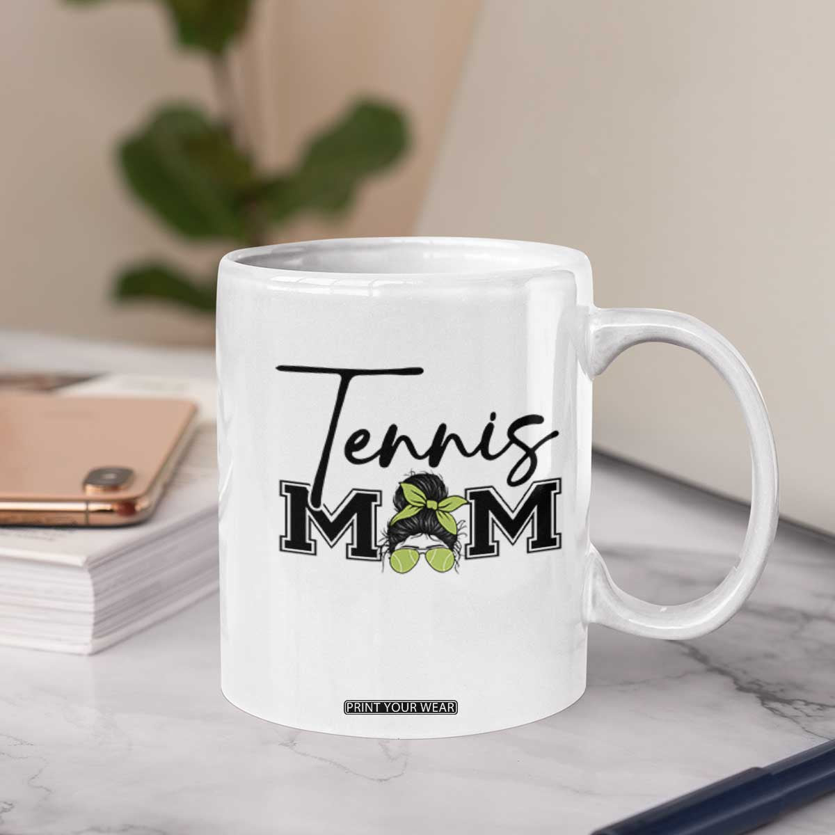 Funny Tennis Player Gift For Tennis Mom Coffee Mug TS12 Print Your Wear
