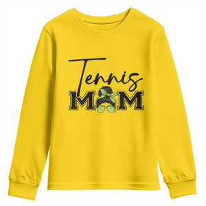 Funny Tennis Player Gift For Tennis Mom Youth Sweatshirt TS12 Daisy Print Your Wear