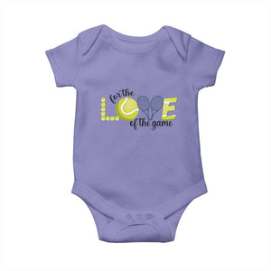 For The Love Of The Game Baby Onesie Inspirational Tennis Gift TS12 Violet Print Your Wear
