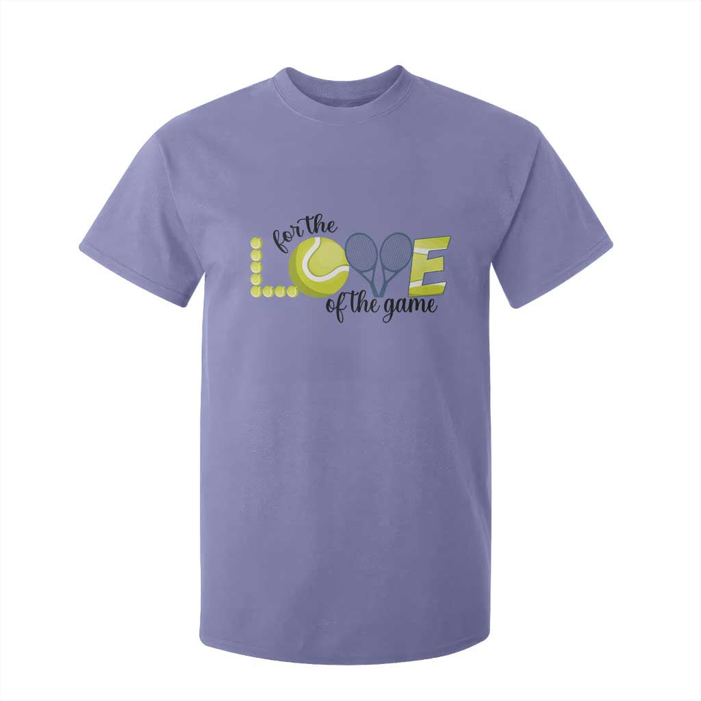 For The Love Of The Game T Shirt For Kid Inspirational Tennis Gift TS12 Violet Print Your Wear