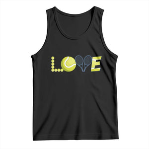 For The Love Of The Game Tank Top Inspirational Tennis Gift TS12 Black Print Your Wear