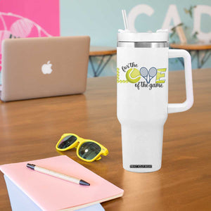 For The Love Of The Game Tumbler With Handle Inspirational Tennis Gift TS12 Print Your Wear