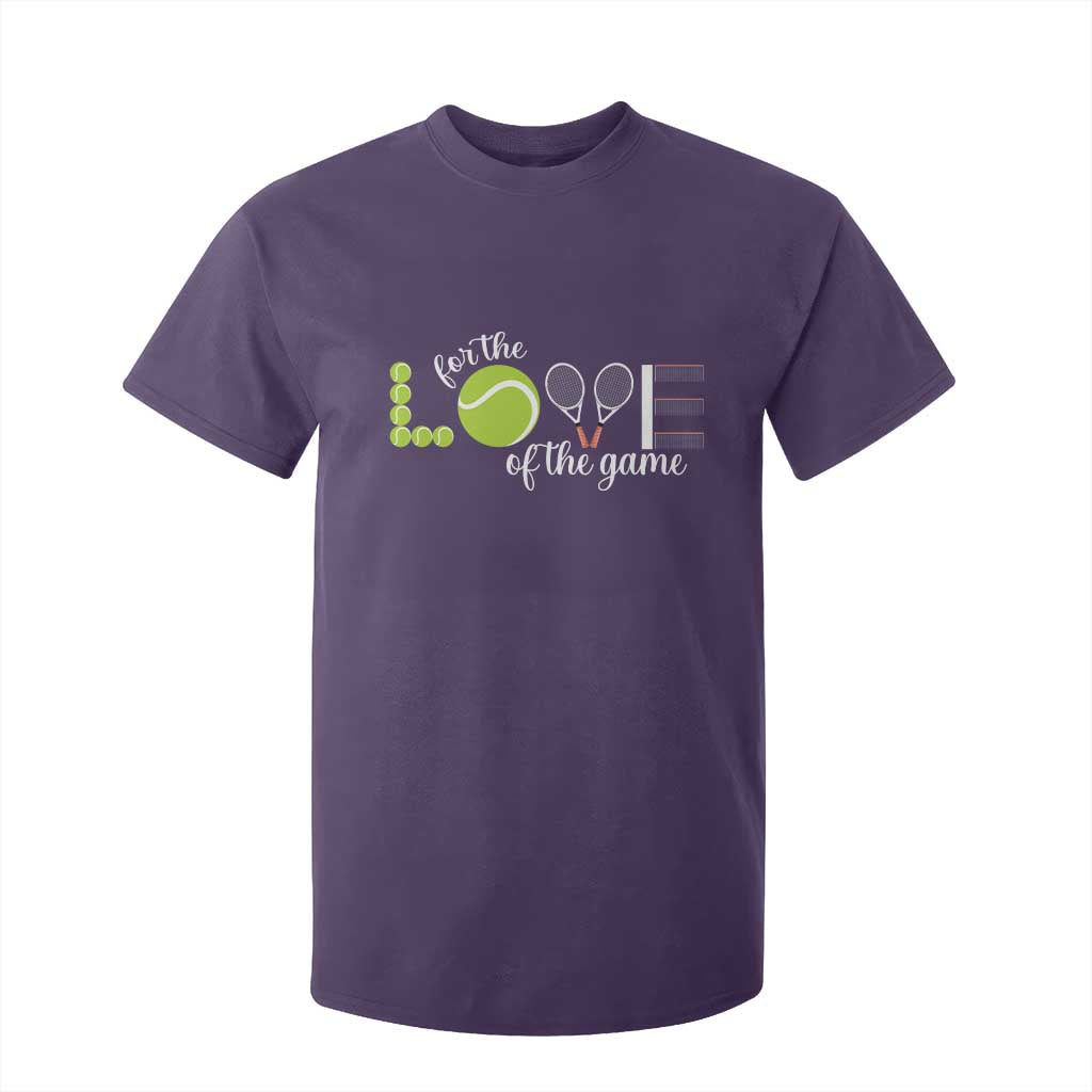 For The Love Of The Game T Shirt For Kid Funny Tennis Fan Gift TS12 Purple Print Your Wear