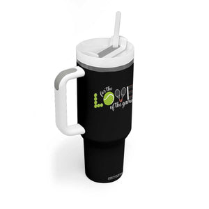 For The Love Of The Game Tumbler With Handle Funny Tennis Fan Gift TS12 Print Your Wear