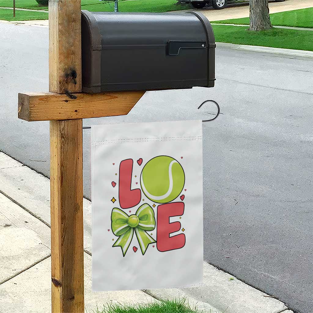Love With A Tennis Ball Garden Flag Valentines Day Gift TS12 Print Your Wear