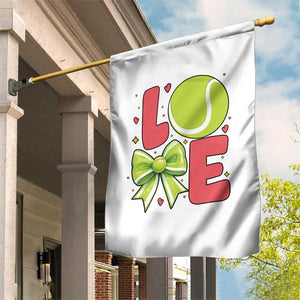 Love With A Tennis Ball Garden Flag Valentines Day Gift TS12 Print Your Wear