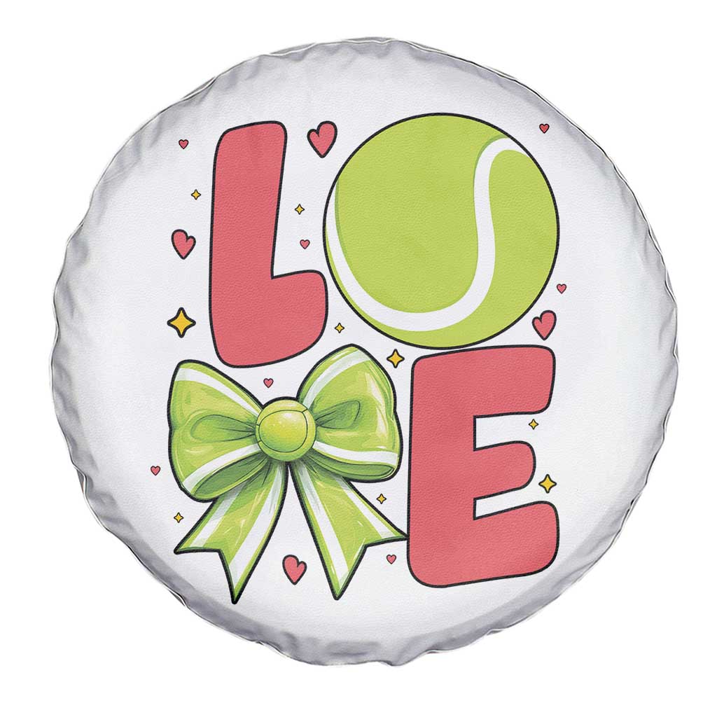 Love With A Tennis Ball Spare Tire Cover Valentines Day Gift TS12 Print Your Wear