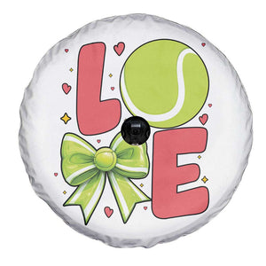 Love With A Tennis Ball Spare Tire Cover Valentines Day Gift TS12 Print Your Wear