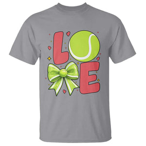 Love With A Tennis Ball T Shirt Valentines Day Gift TS12 Sport Gray Print Your Wear