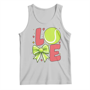 Love With A Tennis Ball Tank Top Valentines Day Gift TS12 Ash Print Your Wear
