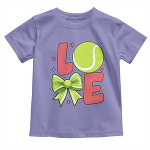 Love With A Tennis Ball Toddler T Shirt Valentines Day Gift TS12 Violet Print Your Wear