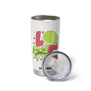 Love With A Tennis Ball Tumbler Cup Valentines Day Gift TS12 Print Your Wear