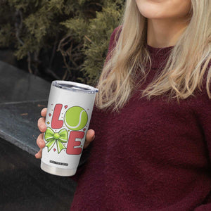 Love With A Tennis Ball Tumbler Cup Valentines Day Gift TS12 Print Your Wear