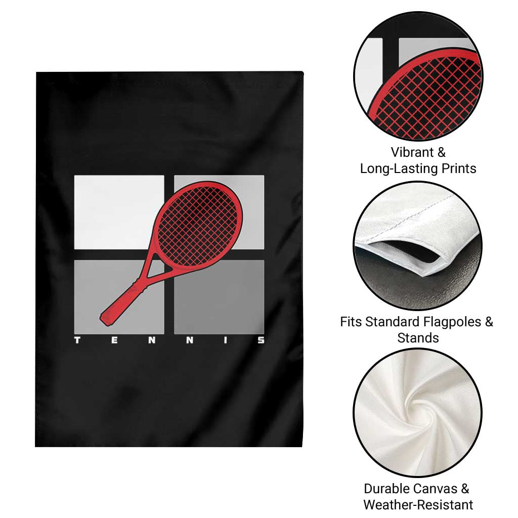 Tennis Obsession Garden Flag Vintage Sports Lover Gift TS12 Print Your Wear