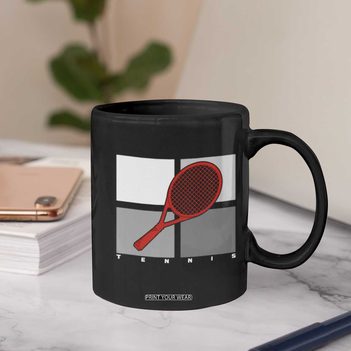Tennis Obsession Coffee Mug Vintage Sports Lover Gift TS12 Print Your Wear