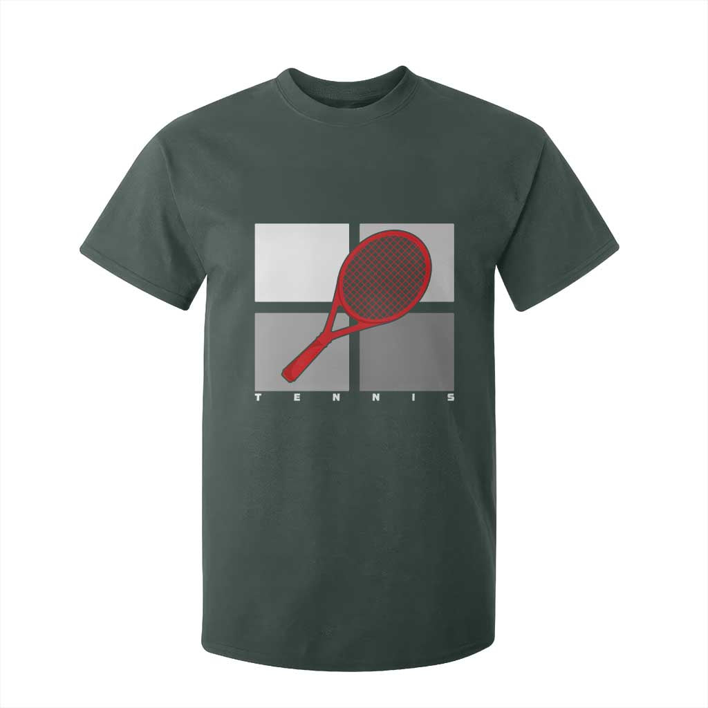 Tennis Obsession T Shirt For Kid Vintage Sports Lover Gift TS12 Dark Forest Green Print Your Wear