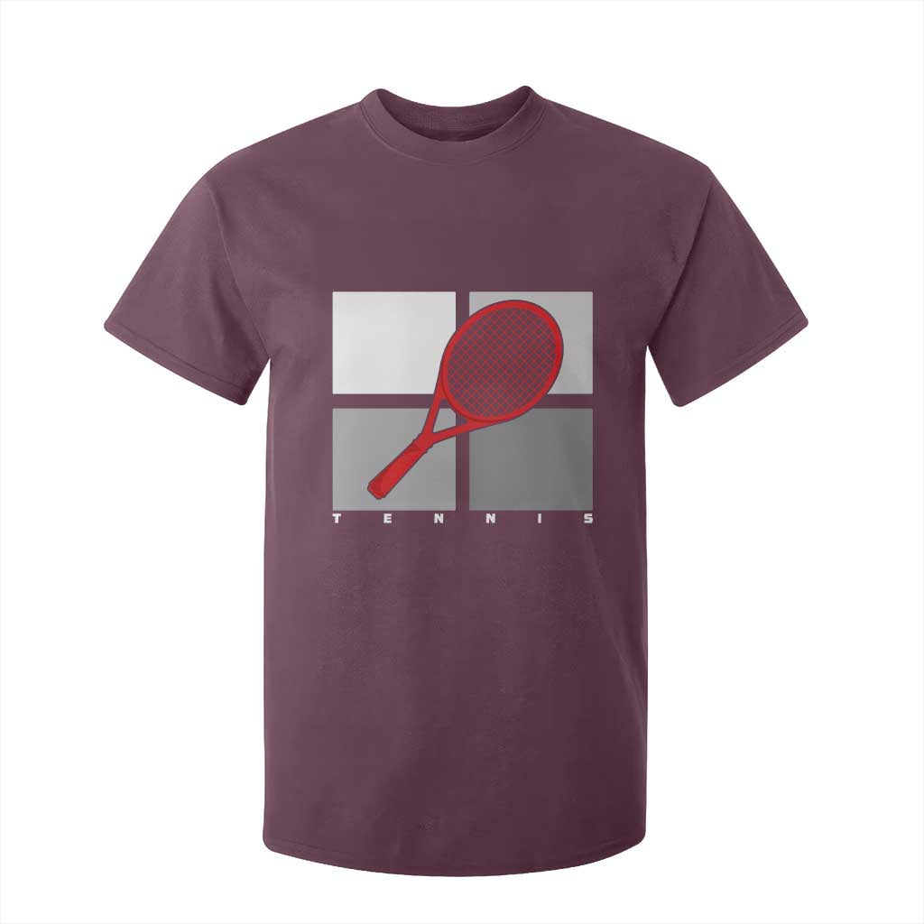 Tennis Obsession T Shirt For Kid Vintage Sports Lover Gift TS12 Maroon Print Your Wear