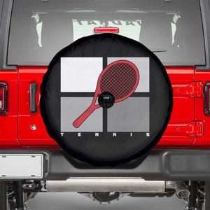 Tennis Obsession Spare Tire Cover Vintage Sports Lover Gift TS12 Black Print Your Wear