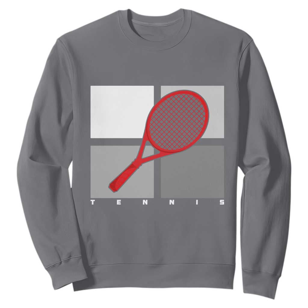 Tennis Obsession Sweatshirt Vintage Sports Lover Gift TS12 Charcoal Print Your Wear