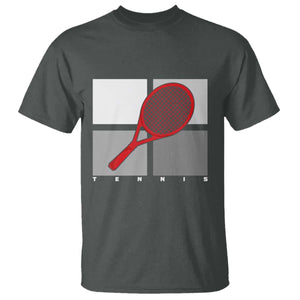 Tennis Obsession T Shirt Vintage Sports Lover Gift TS12 Dark Heather Print Your Wear