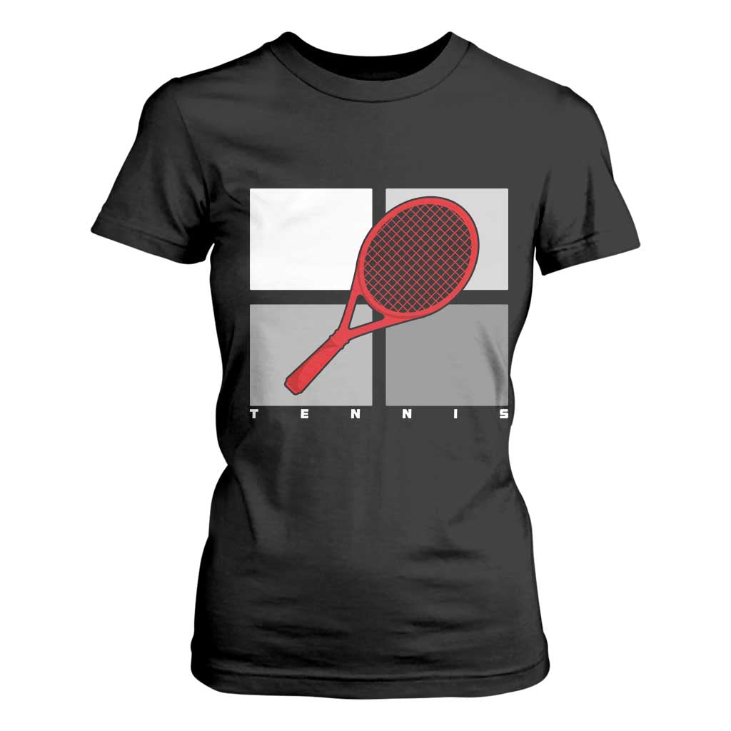 Tennis Obsession T Shirt For Women Vintage Sports Lover Gift TS12 Black Print Your Wear
