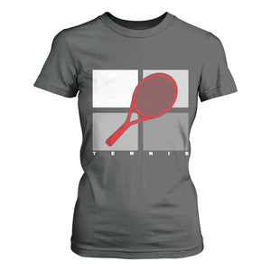 Tennis Obsession T Shirt For Women Vintage Sports Lover Gift TS12 Dark Heather Print Your Wear