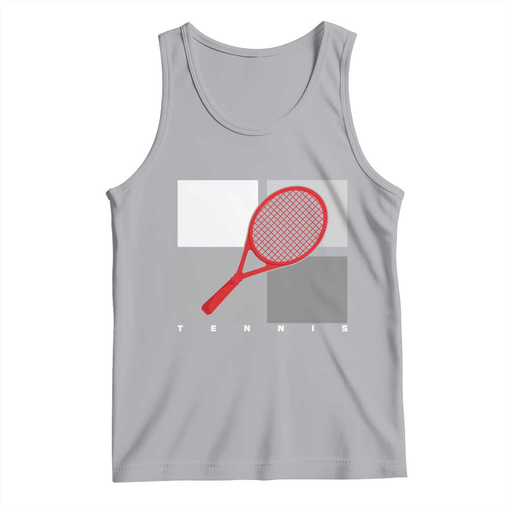 Tennis Obsession Tank Top Vintage Sports Lover Gift TS12 Athletic Heather Print Your Wear