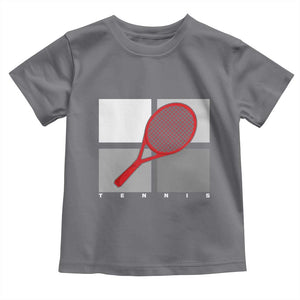Tennis Obsession Toddler T Shirt Vintage Sports Lover Gift TS12 Charcoal Print Your Wear