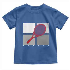 Tennis Obsession Toddler T Shirt Vintage Sports Lover Gift TS12 Royal Blue Print Your Wear