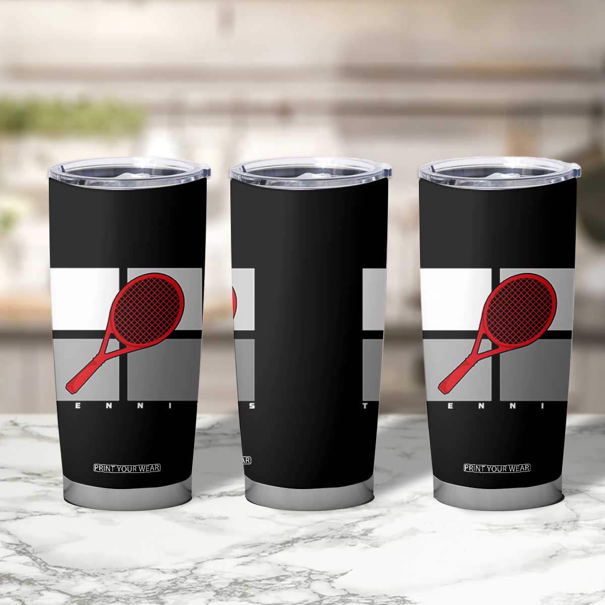 Tennis Obsession Tumbler Cup Vintage Sports Lover Gift TS12 Print Your Wear