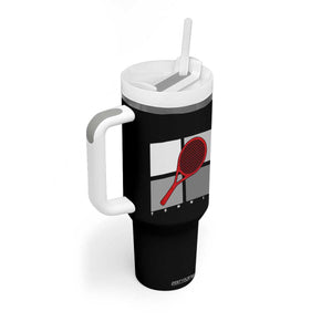 Tennis Obsession Tumbler With Handle Vintage Sports Lover Gift TS12 Print Your Wear