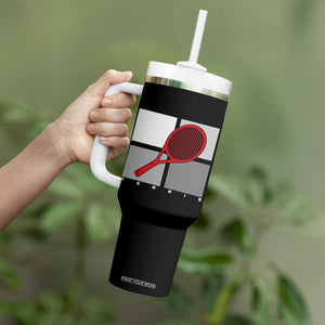 Tennis Obsession Tumbler With Handle Vintage Sports Lover Gift TS12 Print Your Wear