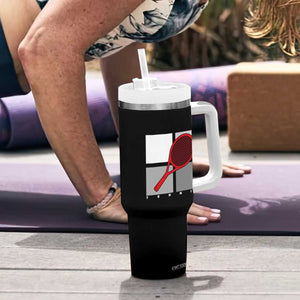 Tennis Obsession Tumbler With Handle Vintage Sports Lover Gift TS12 Print Your Wear