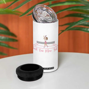 Just One More Set 4 in 1 Can Cooler Tumbler Funny Tennis Player Gift For Women TS12 Print Your Wear