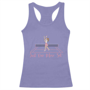 Just One More Set Racerback Tank Top Funny Tennis Player Gift For Women TS12 Violet Print Your Wear